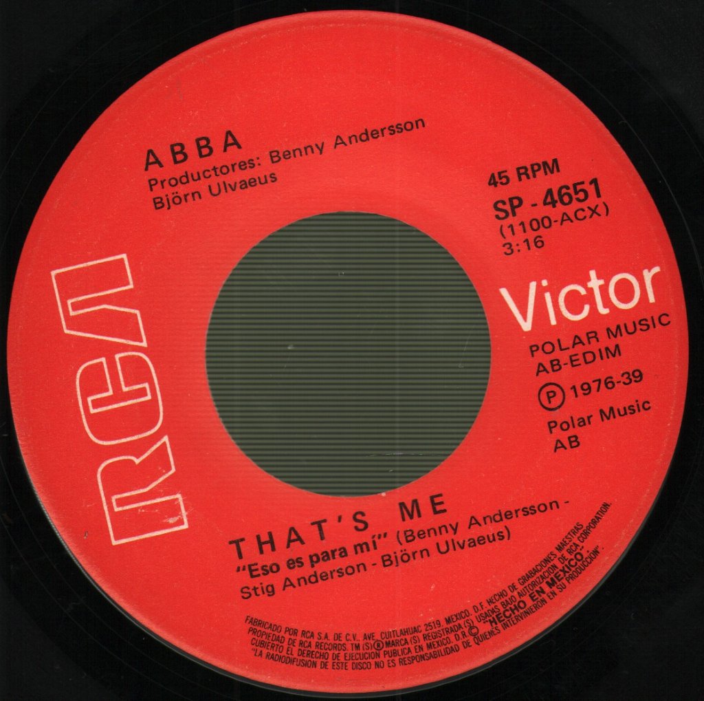 ABBA - Dancing Queen - 7 Inch