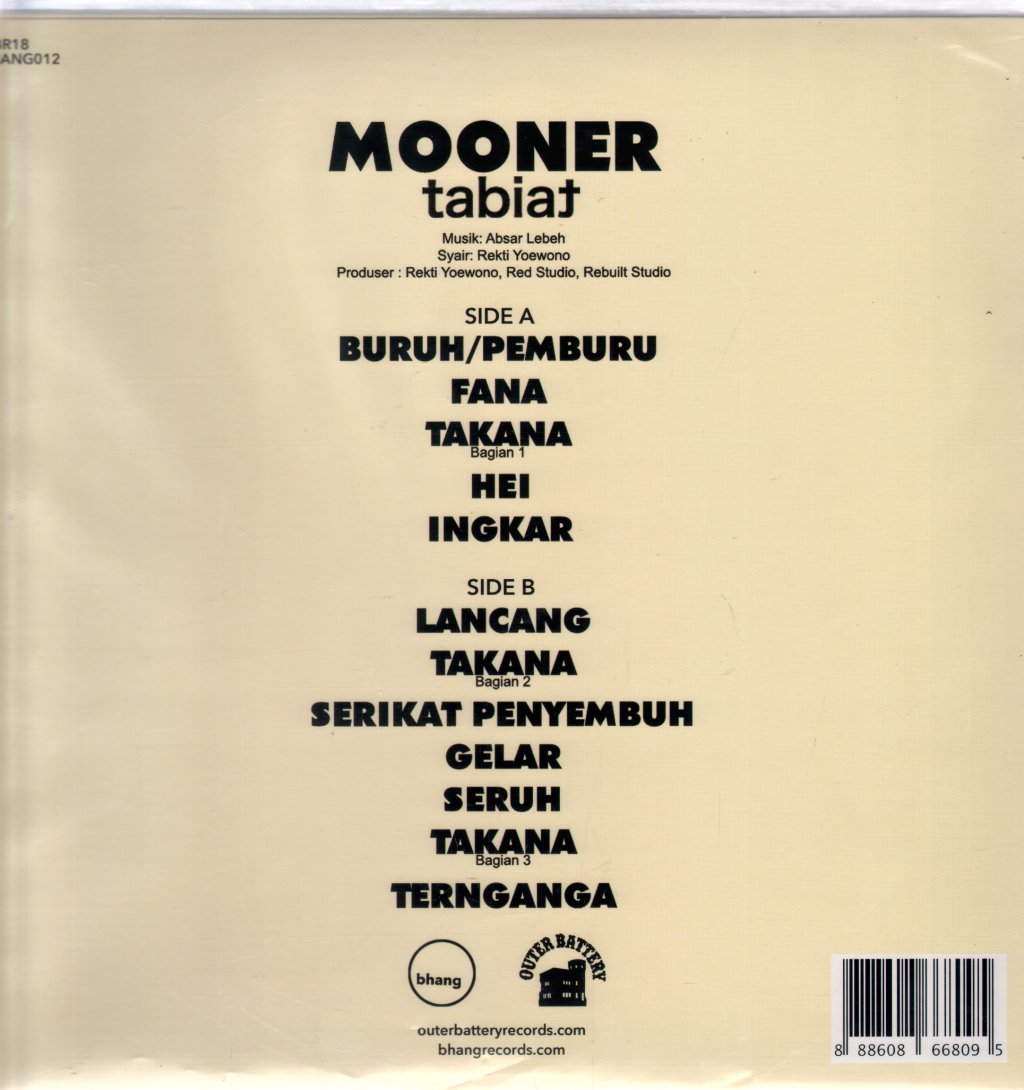 Mooner - Tabiat - Lp