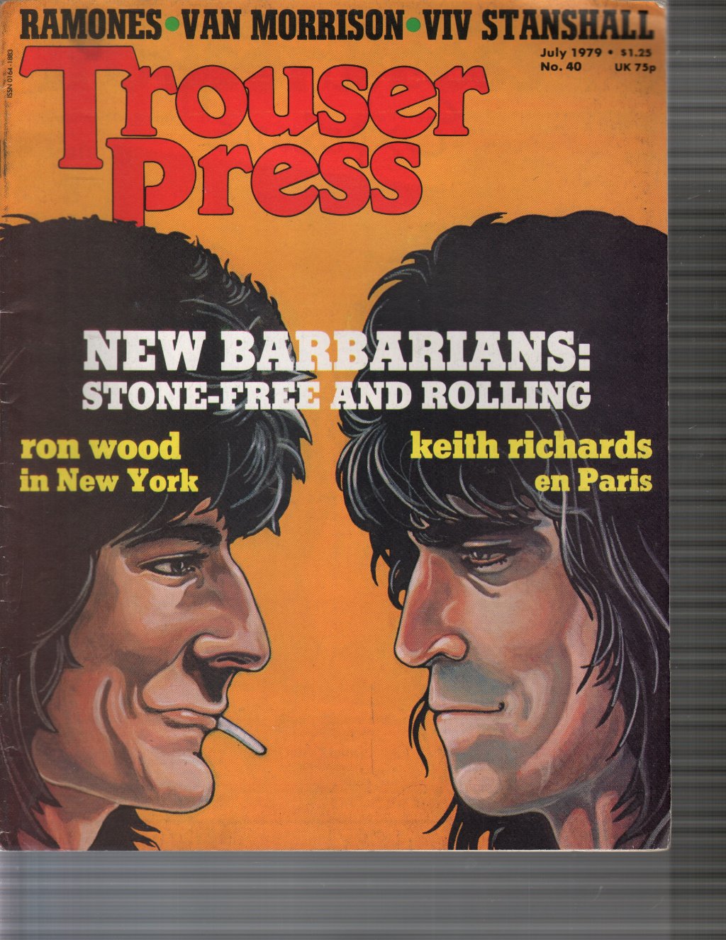 Rolling Stones/David Bowie - Trouser Press No.40 July 1979 - Magazine