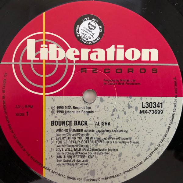 Alisha - Bounce Back - Lp