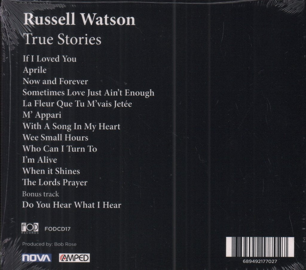 Russell Watson - True Stories - Cd