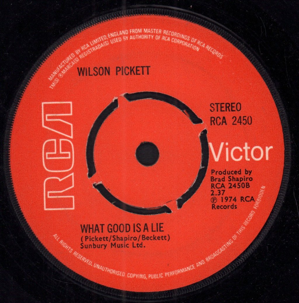 Wilson Pickett - Take Your Pleasure Where You Find It - 7 Inch