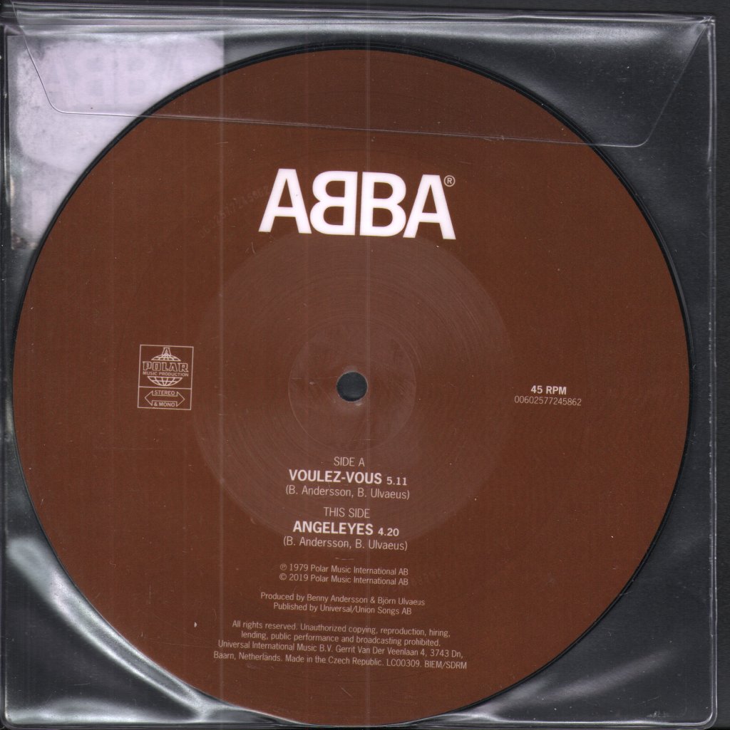 ABBA - Voulez-Vous / Angeleyes - 7 Inch