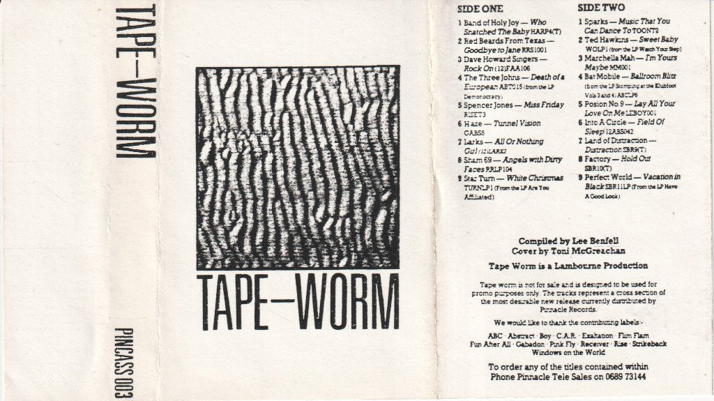 Various Artists - tape-worm - Cassette