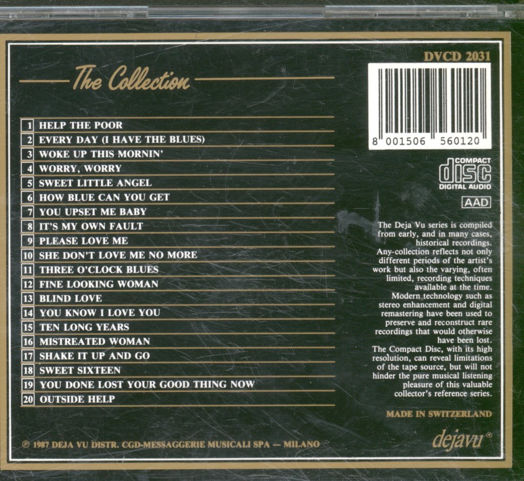 B.B. King - B.B.King Collection - 20 Blues Greats - Cd