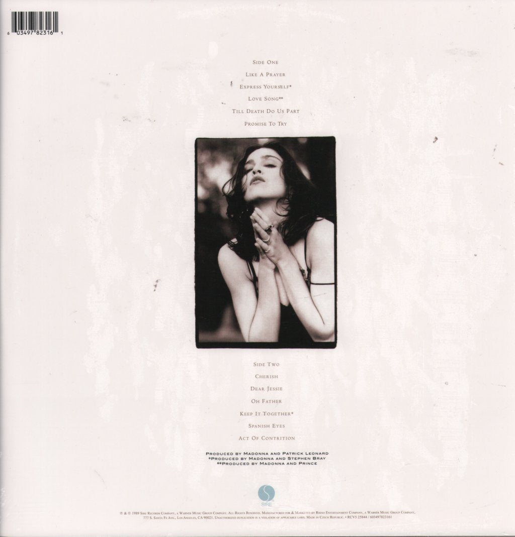 Madonna - Like A Prayer - Lp