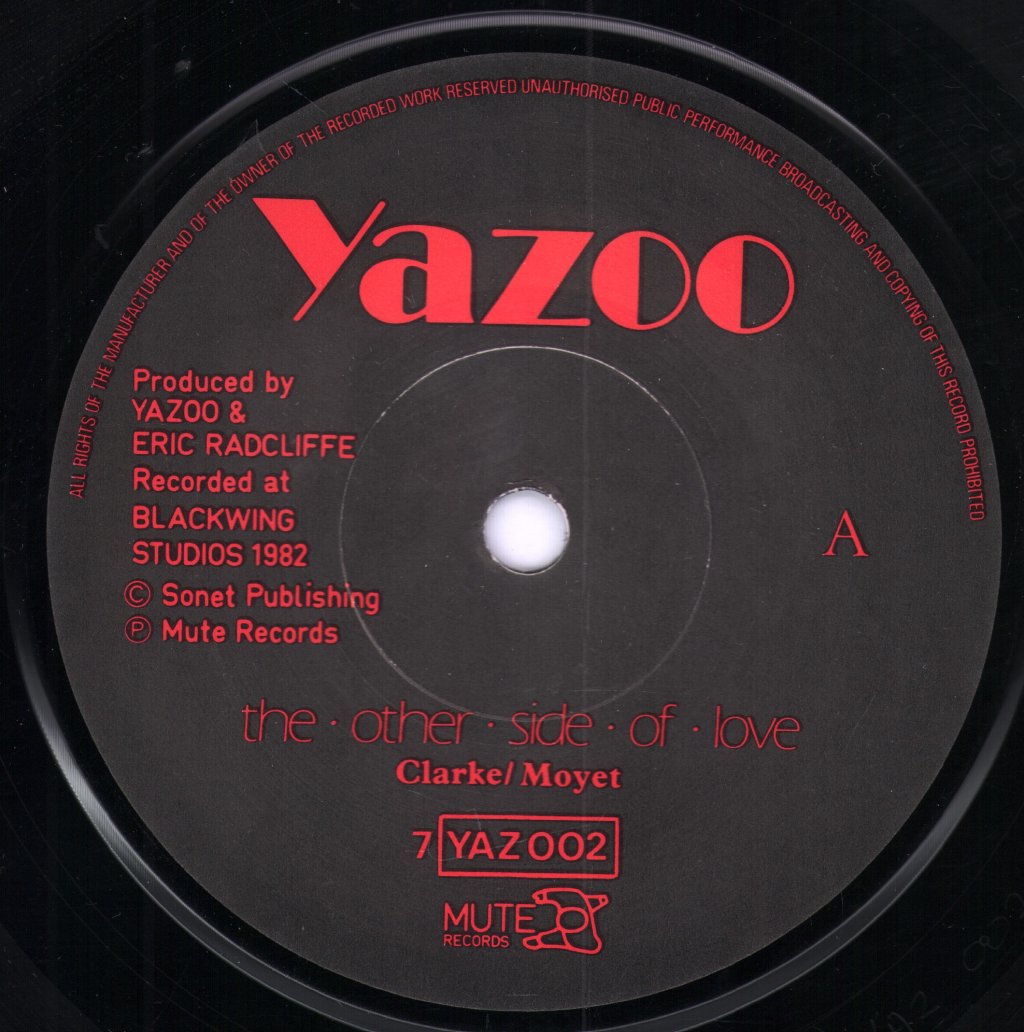 Yazoo - Other Side Of Love - 7 Inch