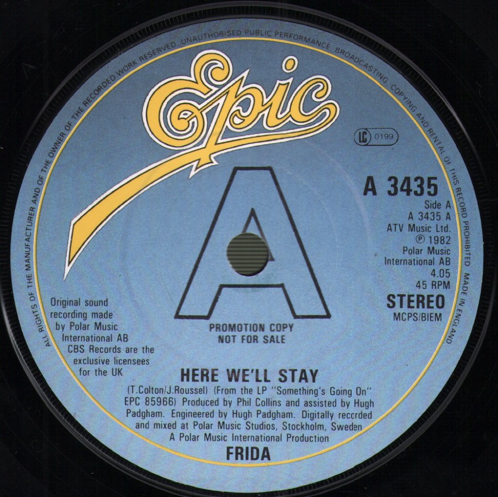 Frida - Here We'll Stay - 7 Inch