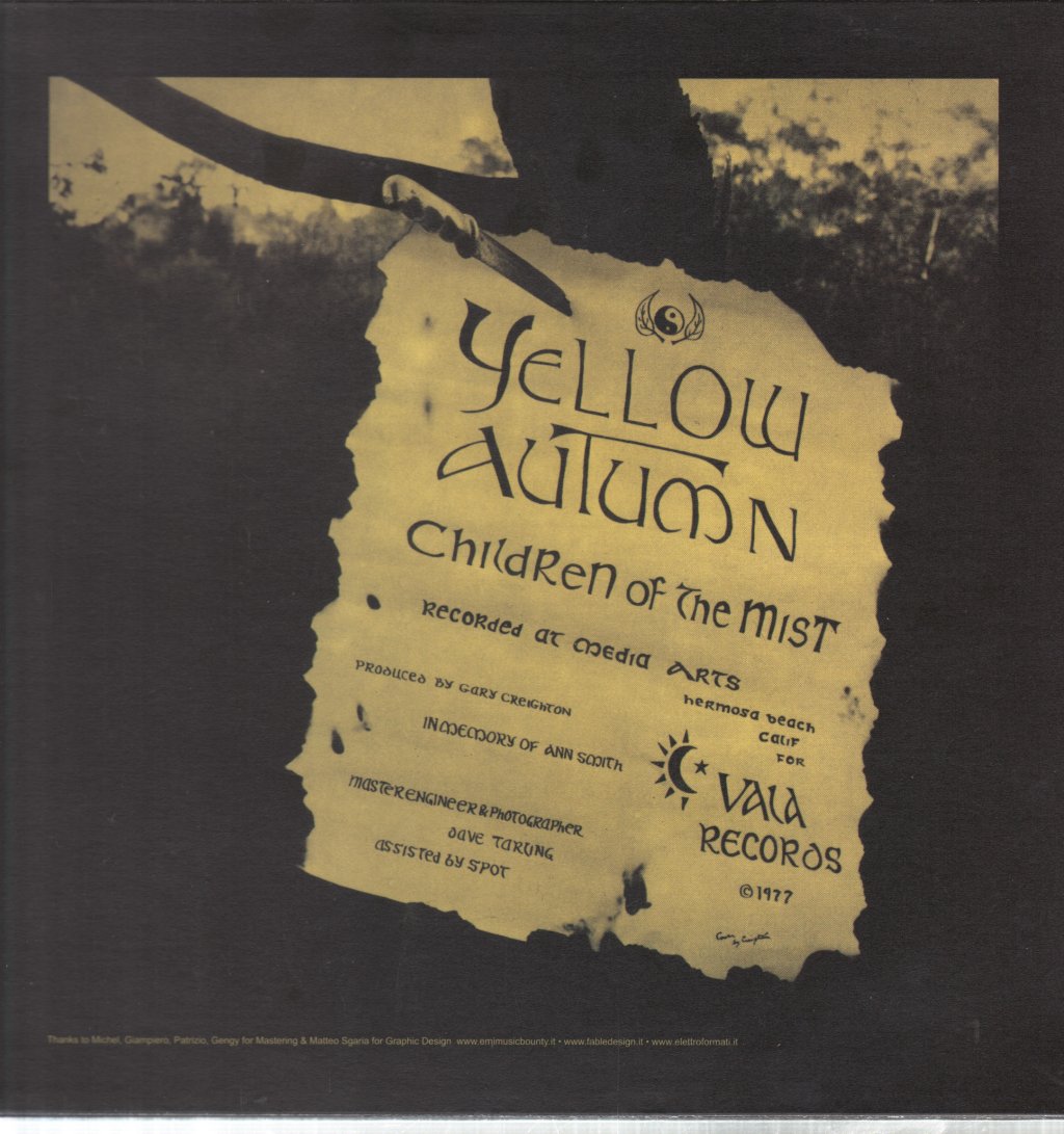 Yellow Autumn - Children Of The Mist - Lp