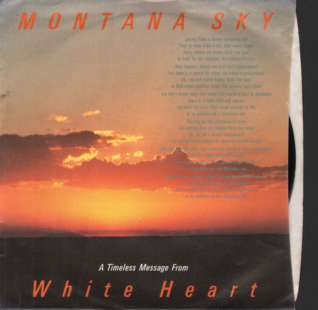 White Heart - Montana Sky - 7 Inch