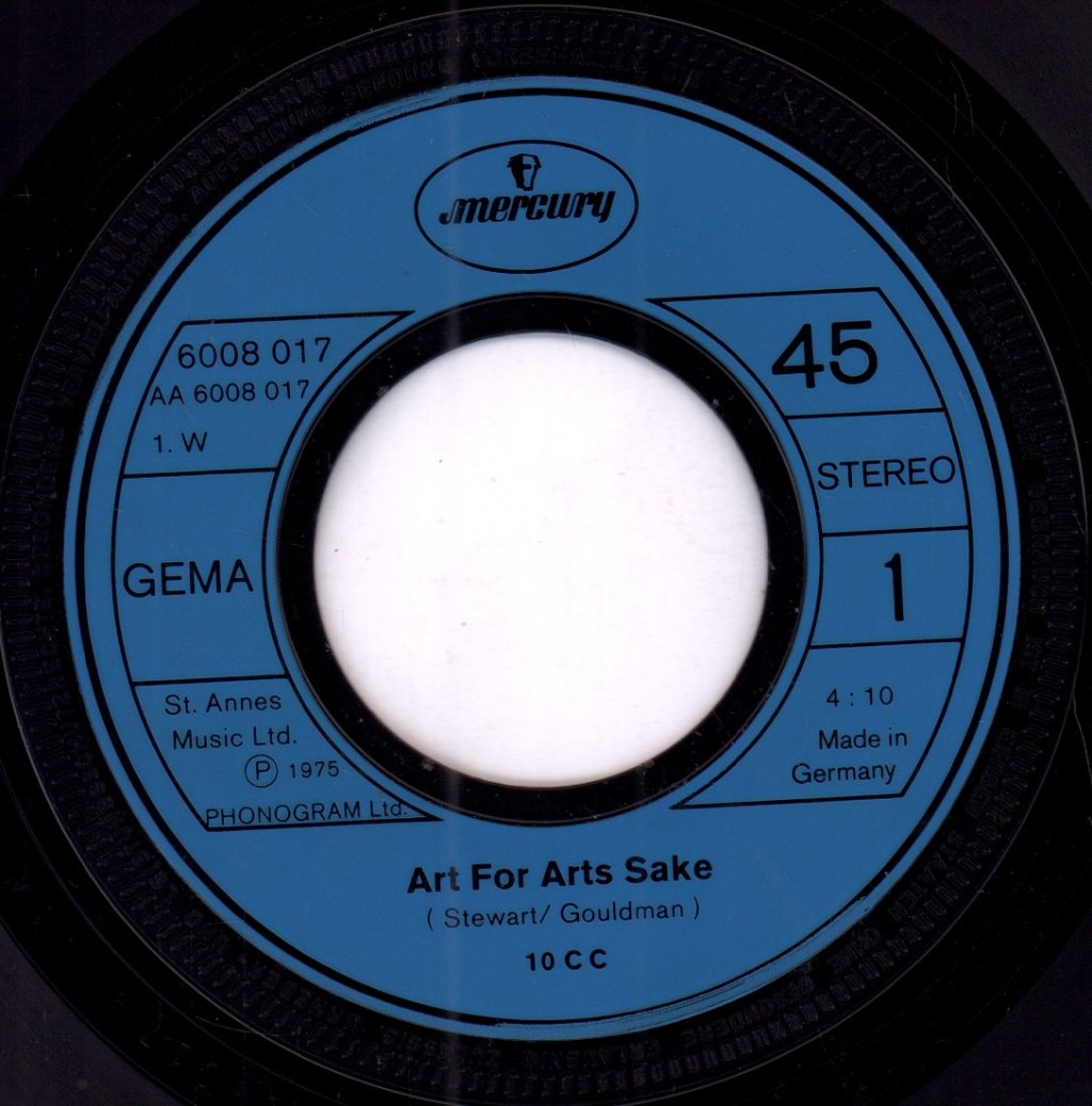 10cc - Art For Arts Sake - 7 Inch