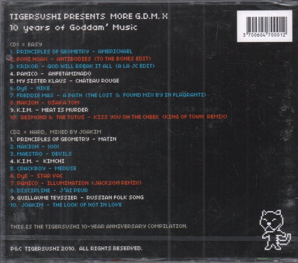 Various Artists - Tigersushi Presents More G.D.M. X - Cd