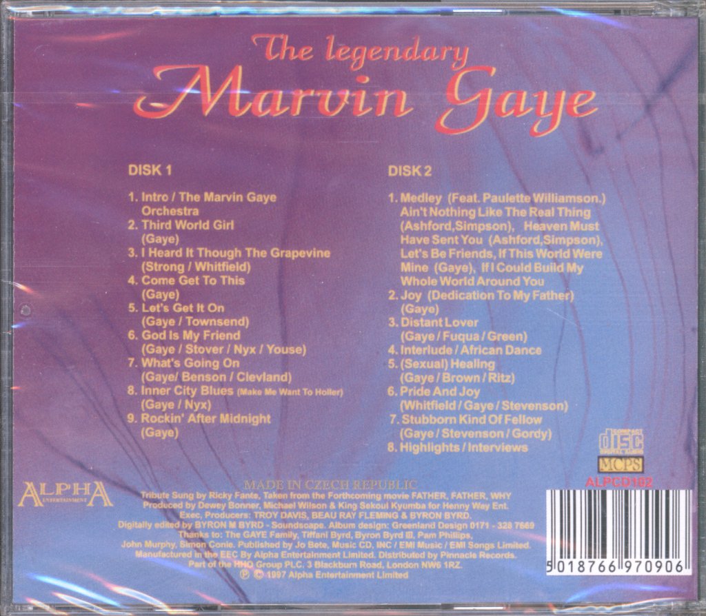 Marvin Gaye - Legendary Marvin Gaye - Double Cd