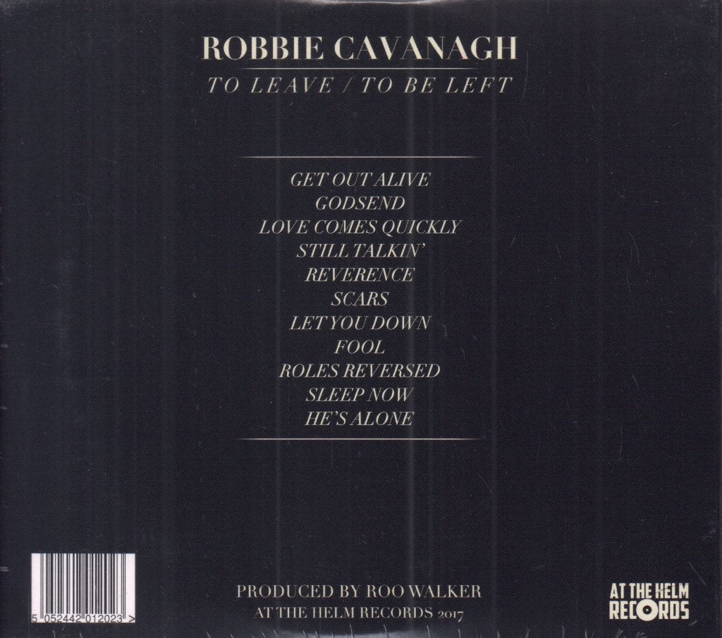 Robbie Cavanagh - to leave / to be left - Cd