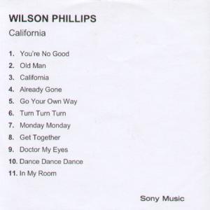 Wilson Phillips - California - Cdr