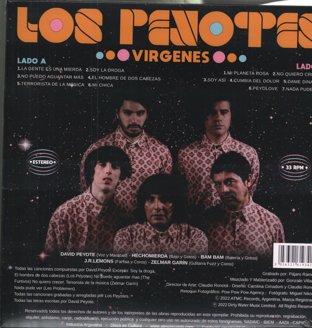 Los Peyotes - Virgenes - Lp