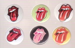 Rolling Stones - Tongue Button Badges X6 - Badge