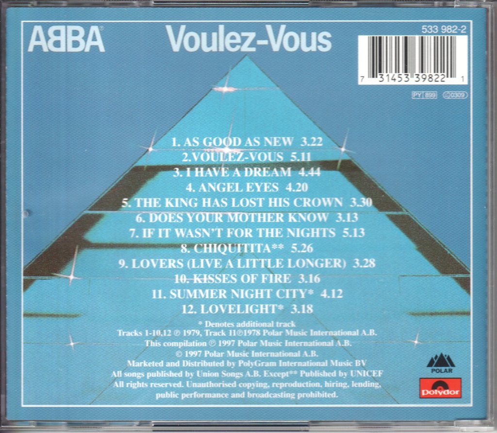 ABBA - Album / Voulez-Vous - Double Cd