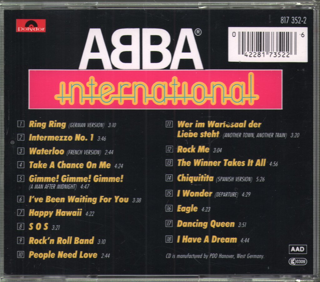 ABBA - International - Cd