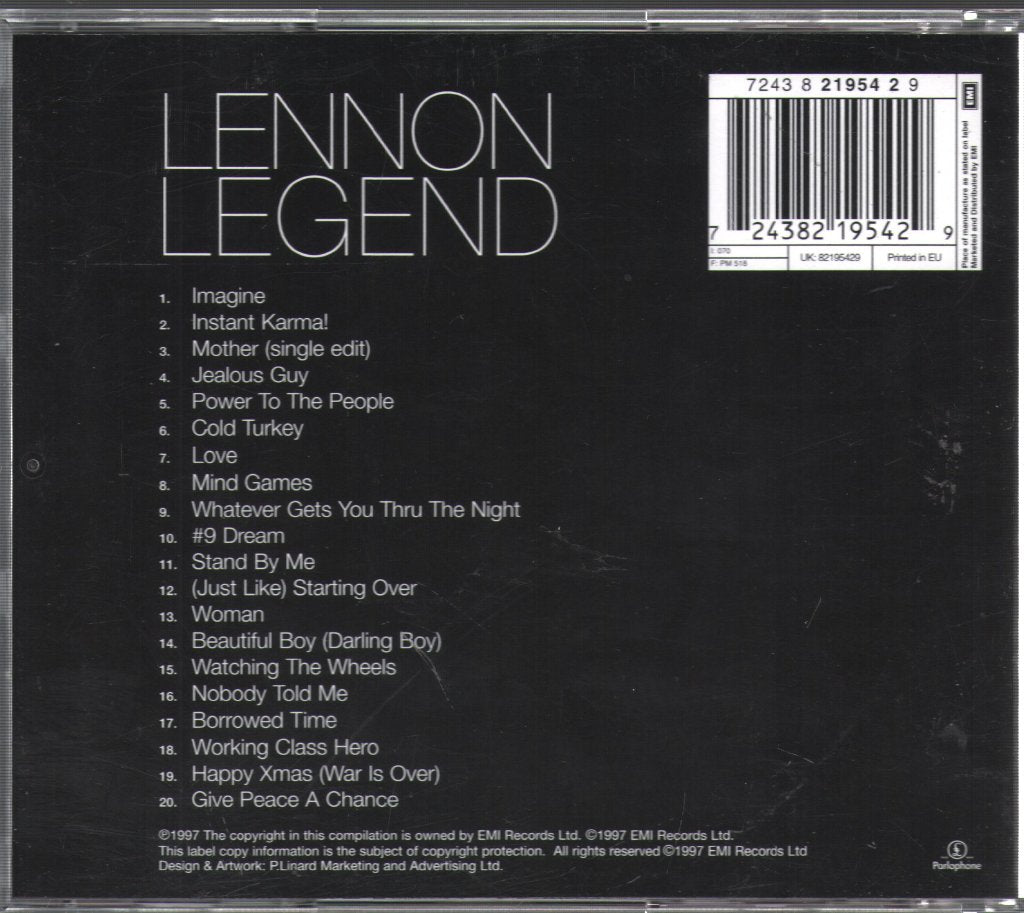 John Lennon - Lennon Legend (The Very Best Of John Lennon) - Cd