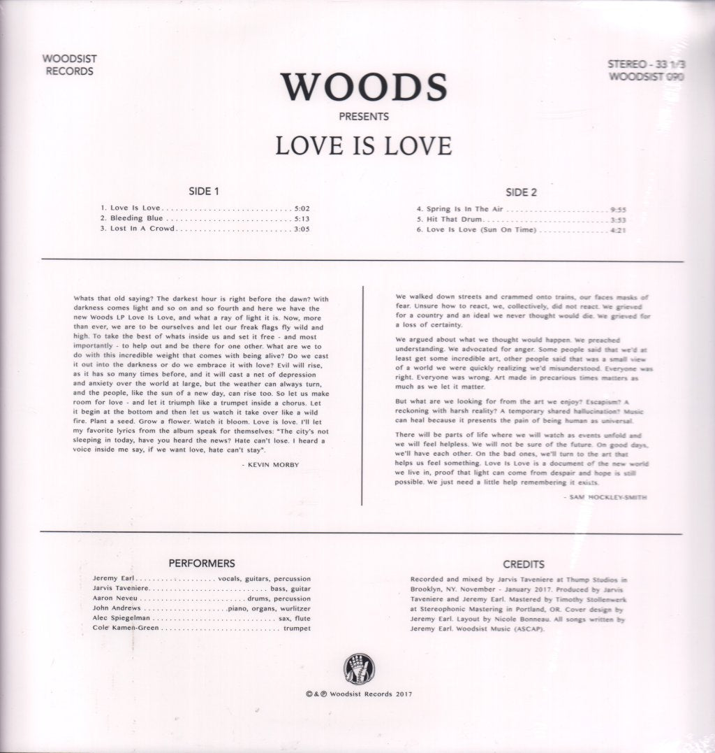 Woods - Love Is Love - Lp