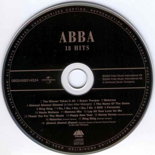 ABBA - 18 Hits - Cd