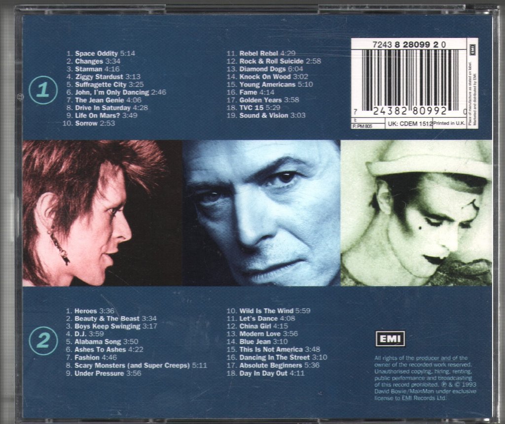 David Bowie - Singles Collection - Cd Set