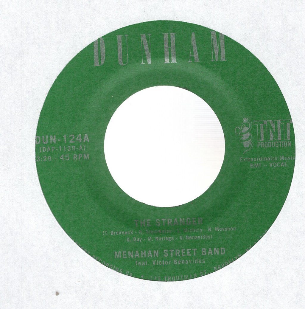 Menahan Street Band - Stranger - 7 Inch