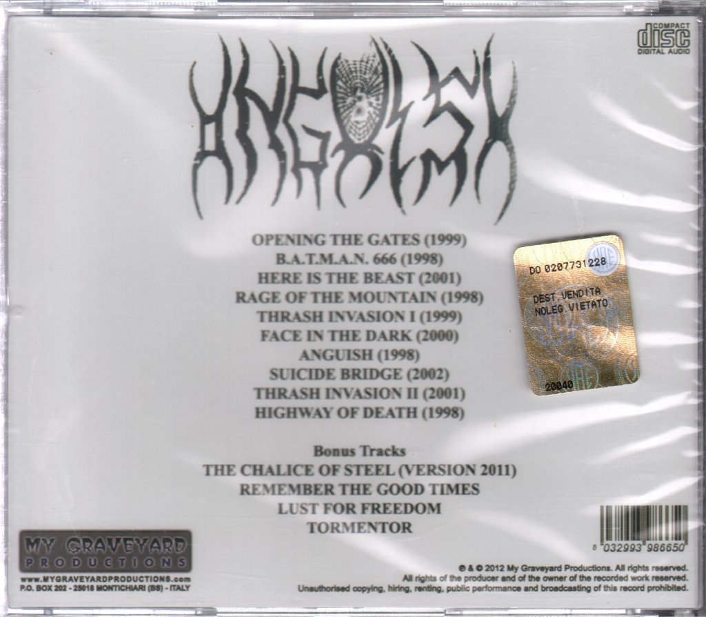 Anguish Force - RRR 1998-2002 - Cd