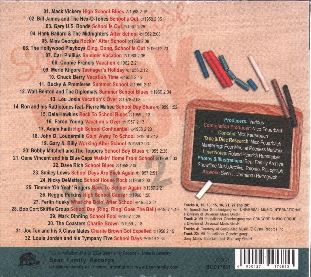 Various Artists - School House Rock Vol. 2 - School Is Out - Cd