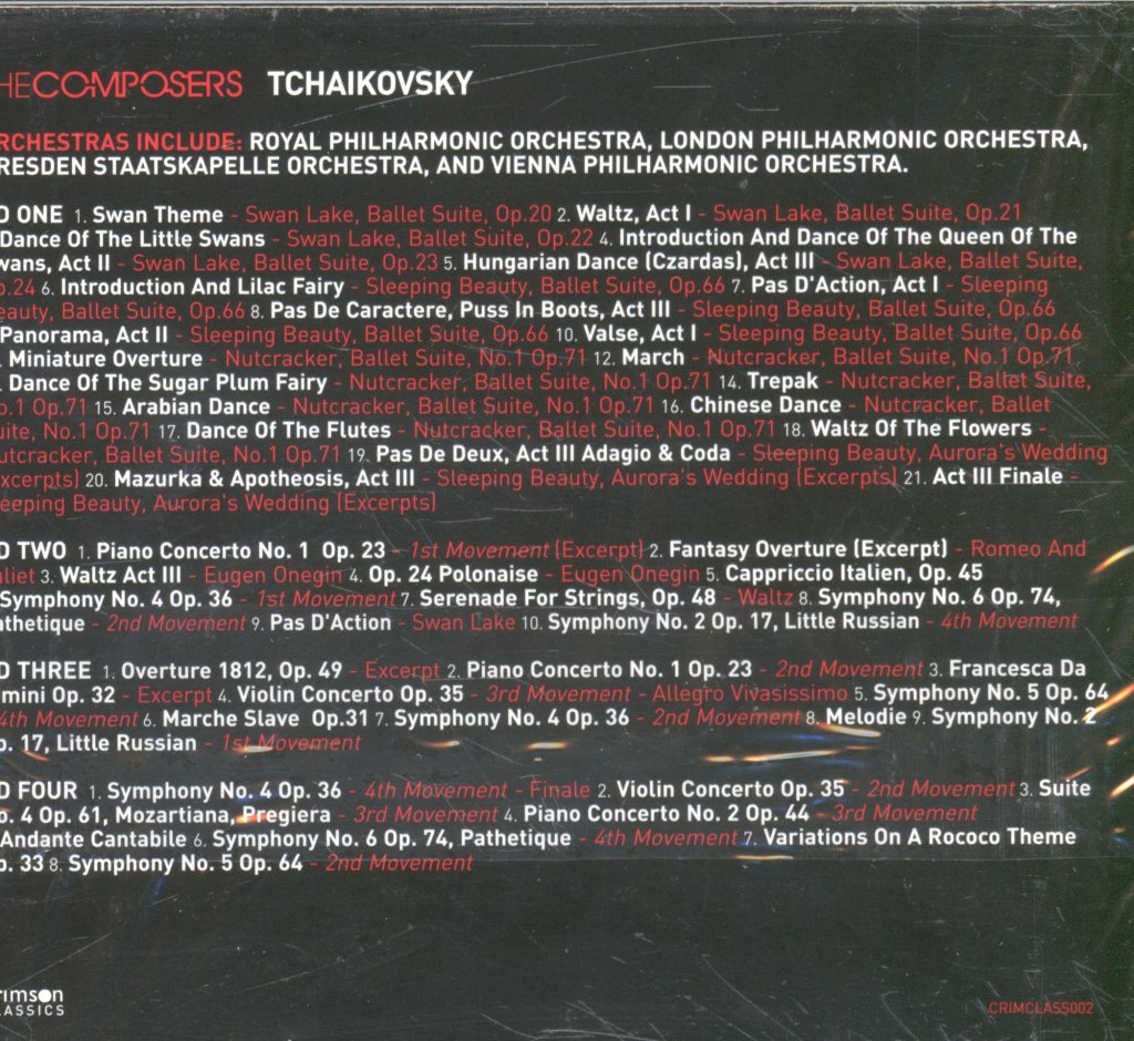 Various Artists - Tchaikovsky - The Composers - Cd Set