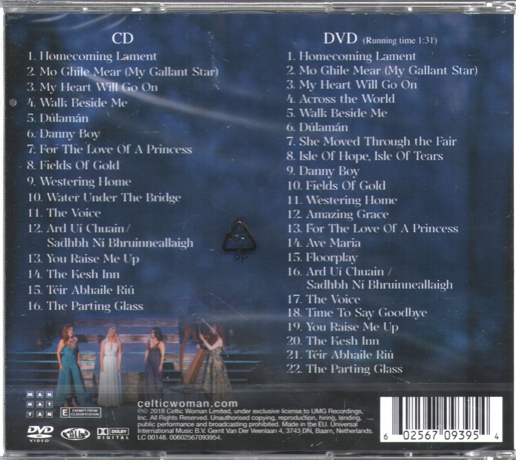 Celtic Woman - Homecoming: Live In Ireland - Cd/Dvd