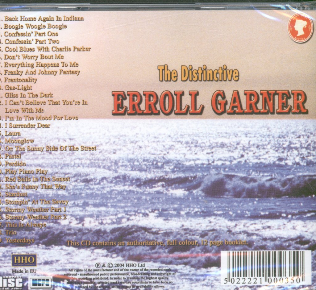 Erroll Garner - Distinctive - Cd