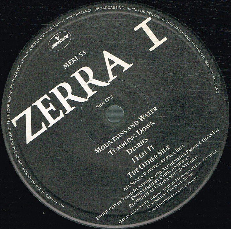 Zerra 1 - Zerra 1 - Lp