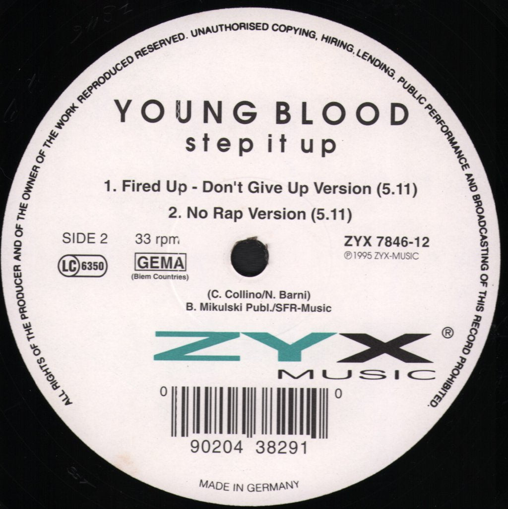 Young Blood - Step It Up - 12 Inch