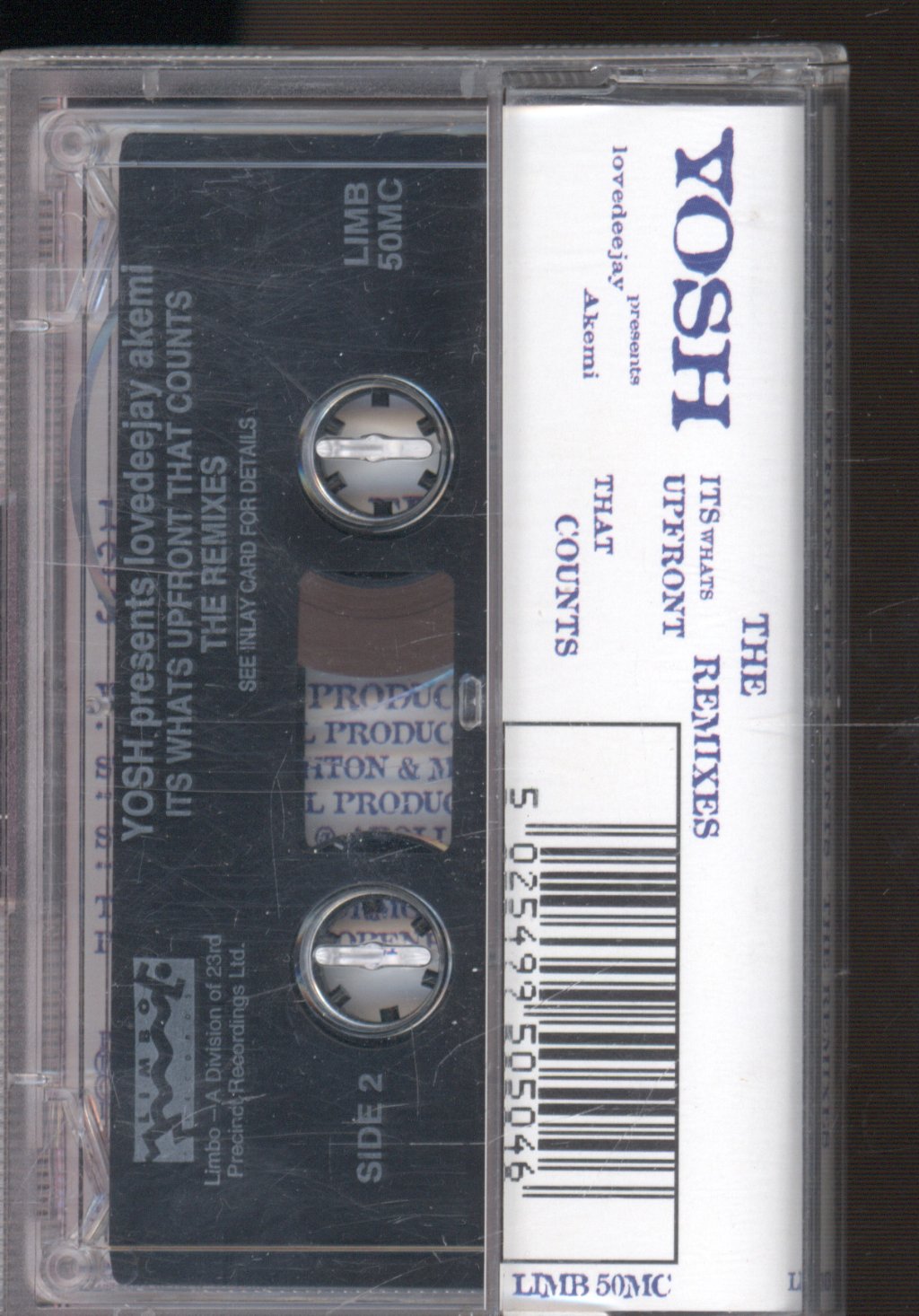 Yosh Presents Lovedeejay Akemi - It's What's Upfront That Counts - The Remixes - Cassette