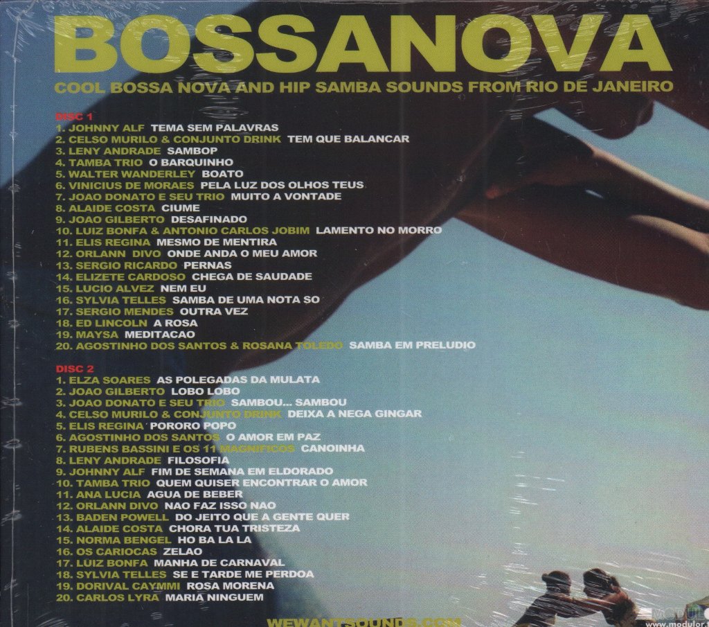 Bossanova - Cool Bossa Nova And Hip Samba Sounds From Rio De Janeiro - Double Cd