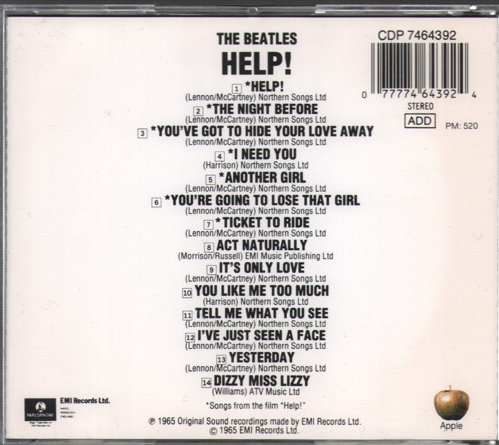 Beatles - Help - Cd