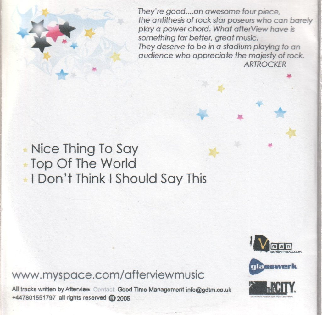 afterview - nice thing to say - Cdr