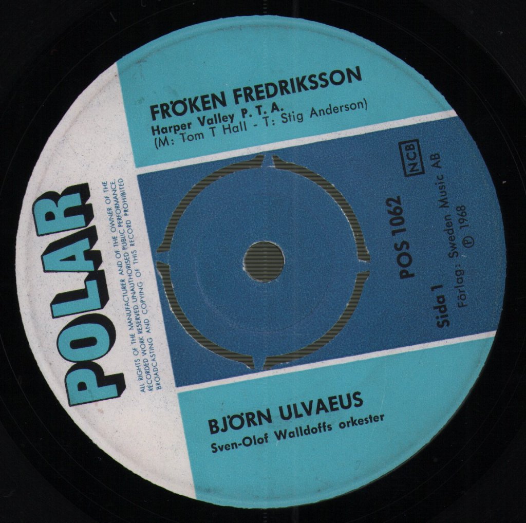 Bjorn Ulvaeus - Fröken Fredriksson - 7 Inch