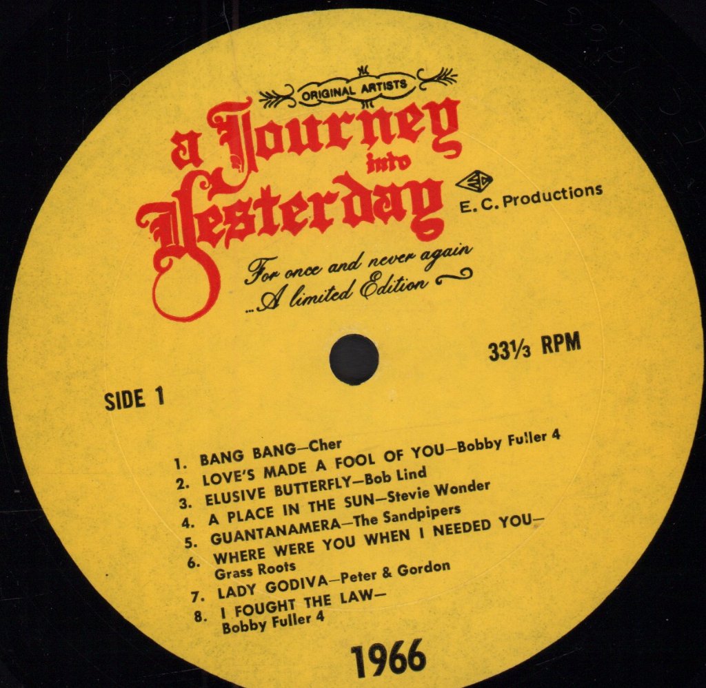 Various Artists - A Journey Into Yesterday-1966 - Lp