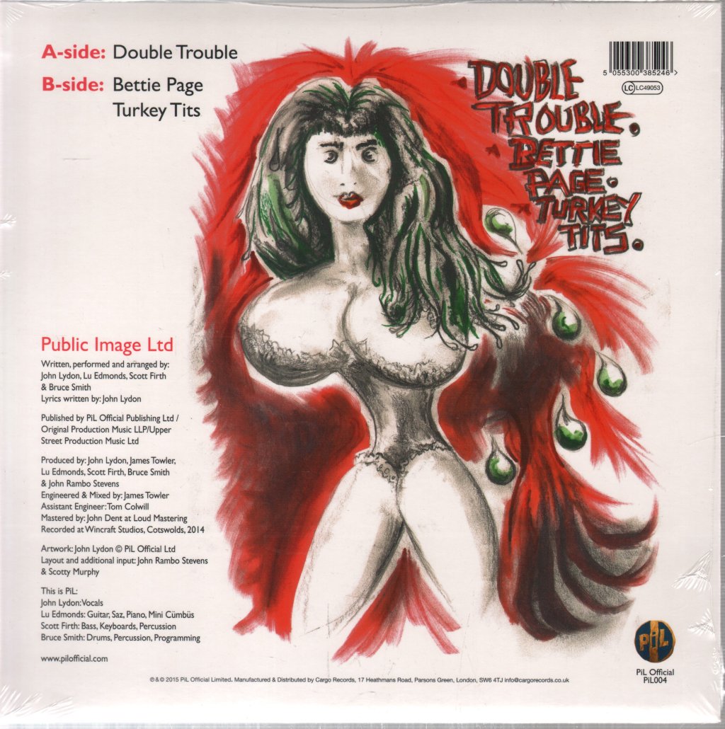 Public Image Ltd - Double Trouble - 10 Inch