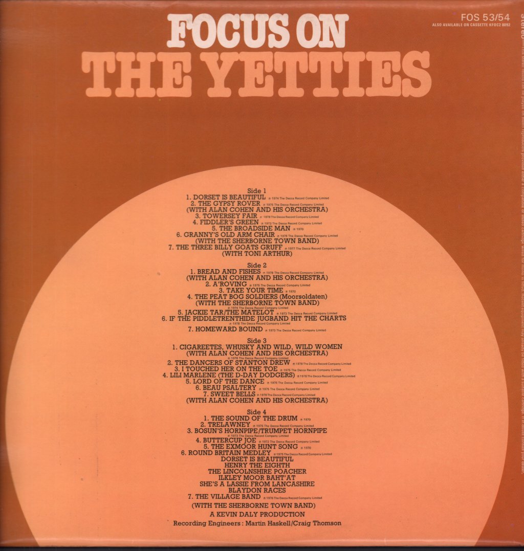 Yetties - Focus On - Double Lp