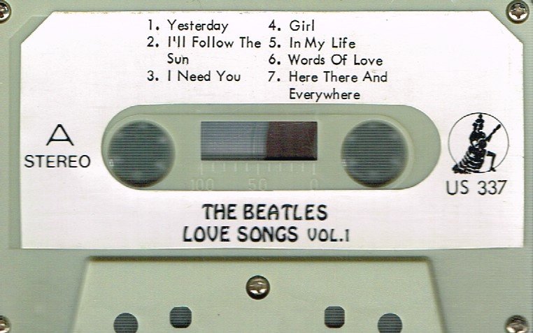 Beatles - Love Songs Vol 1 - Cassette