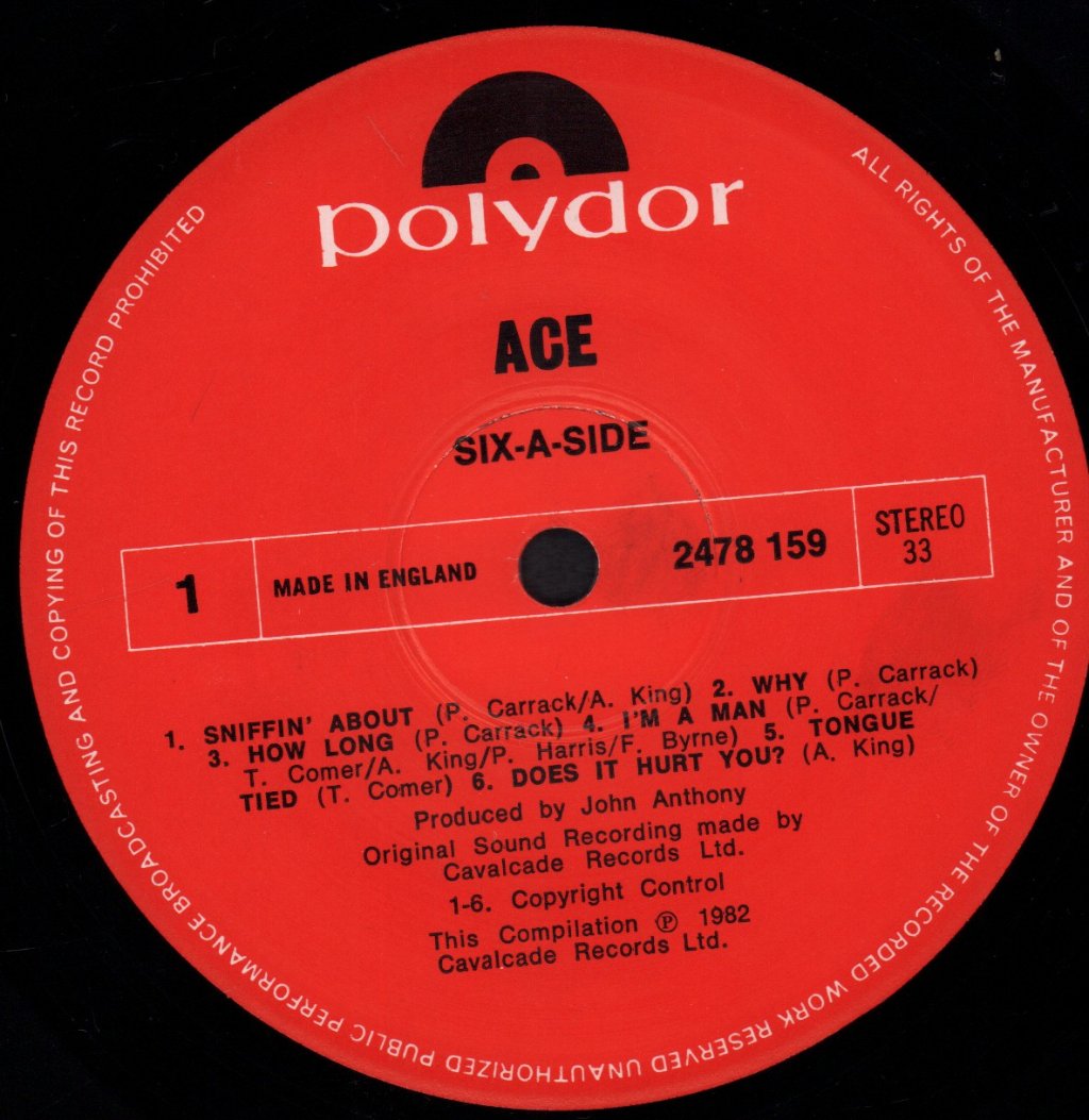 Ace - Six-A-Side - Lp