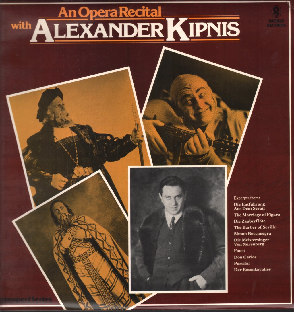 Alexander Kipnis - An Opera Recital - Lp