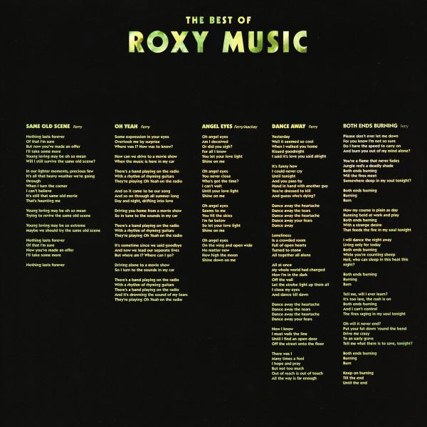 Roxy Music - Best Of Roxy Music - Double Lp