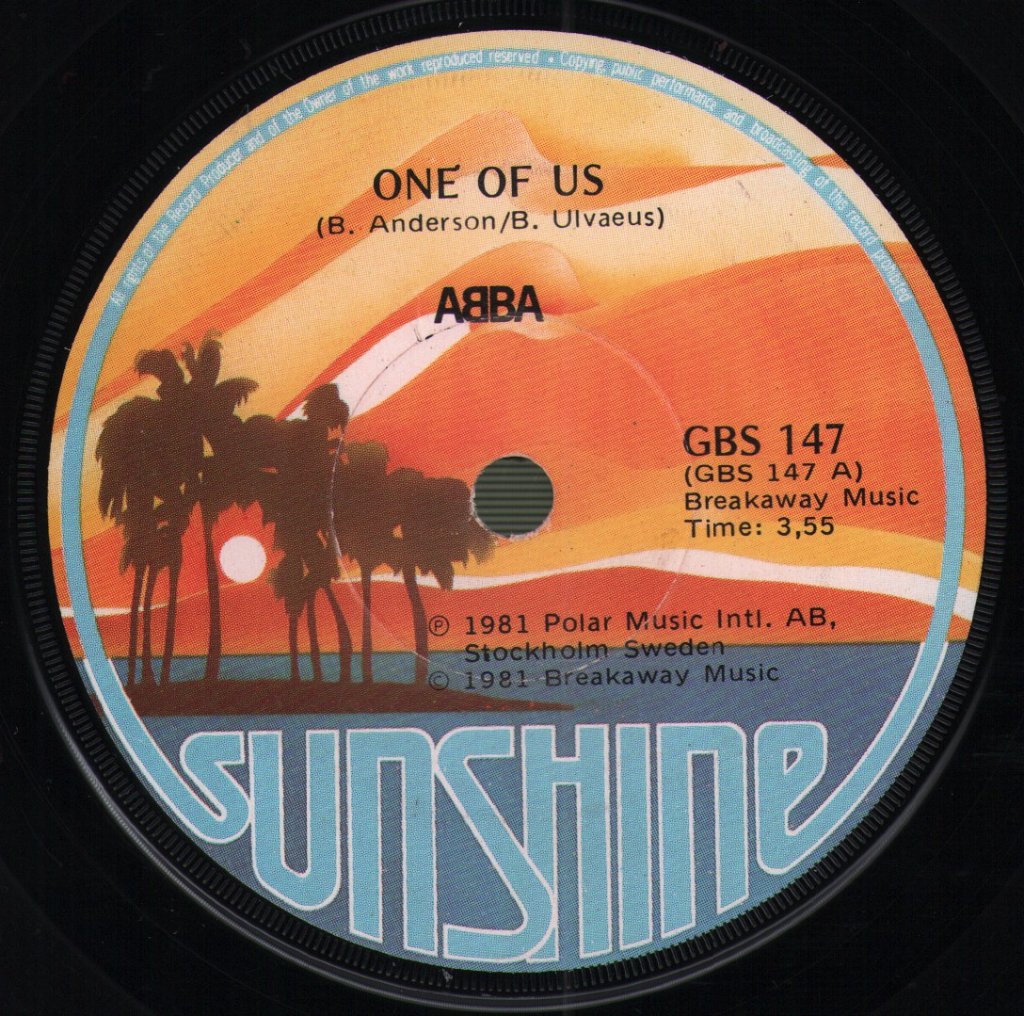 ABBA - One Of Us - 7 Inch