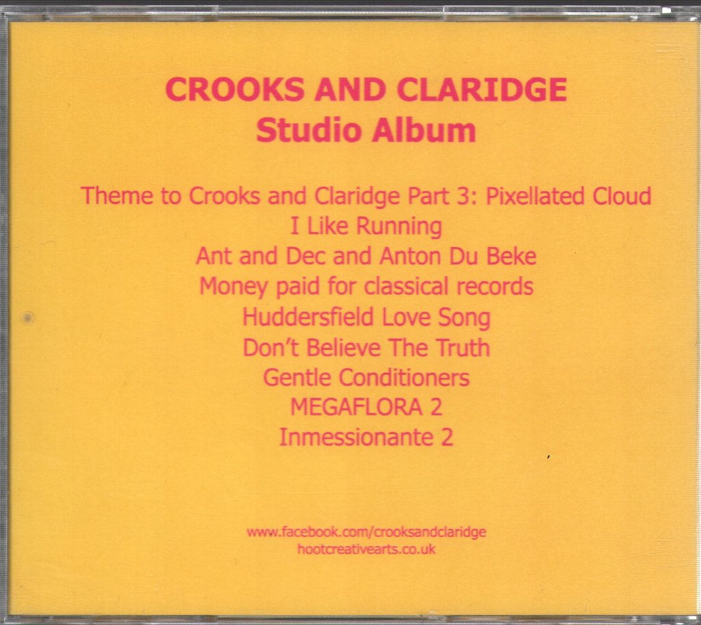 Crooks And Claridge - Studio Album - Cd