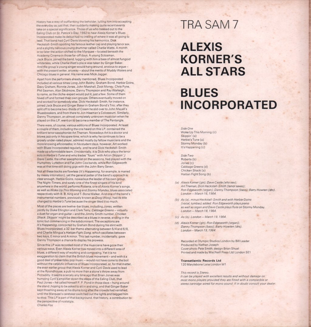 Alexis Korner - Blues Incorporated - Lp